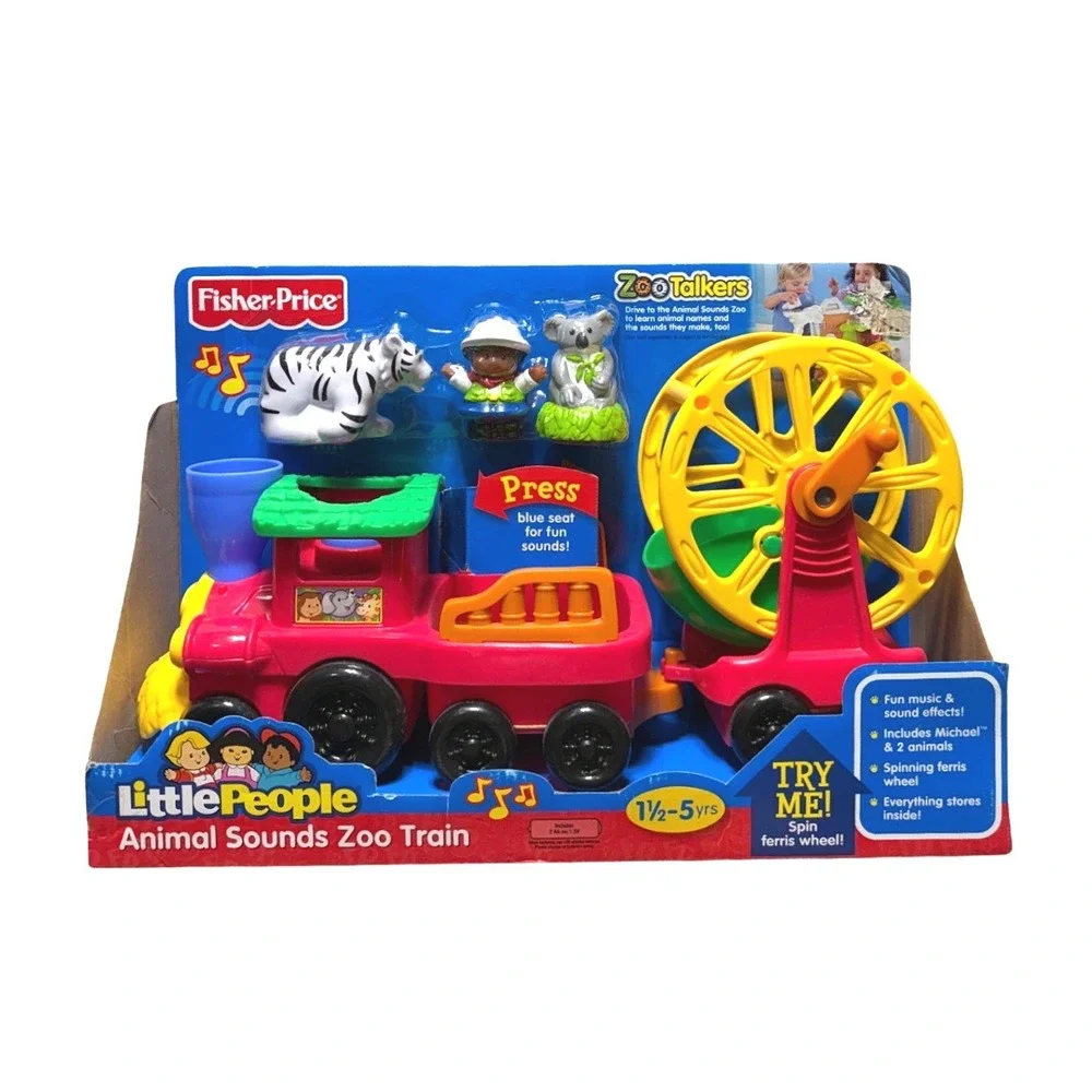 Fisher-Price Little People Zoo Talkers Animal Sounds Zoo Train New NIB 2012